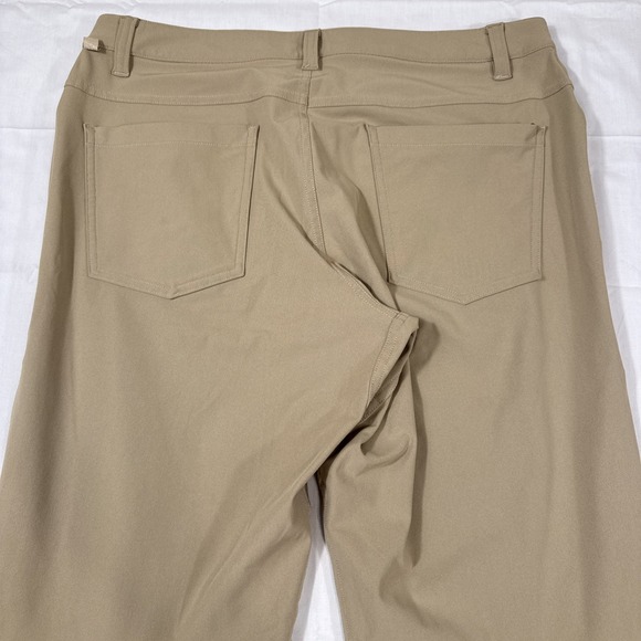 PANTS GOLF Lululemon ABC 5-Pocket Men 31 X 30 TAN Classic Fit Technical LM5426S - Picture 6 of 9